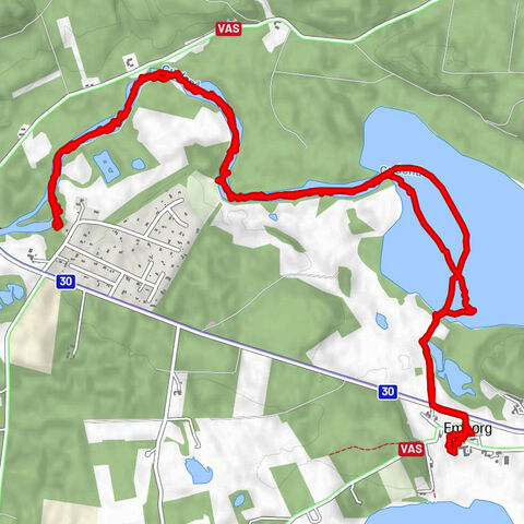 Gudenå bis zum Kloster Øm und zurück