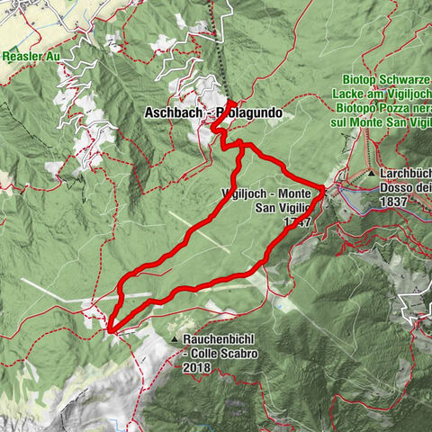 Aschbach / Rio Lagundo – Naturnser Alm mountain pasture - Vigiljoch/San Vigilio