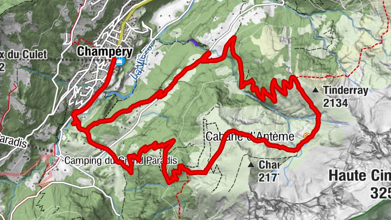 Circular hike to the Lacs d’Antème