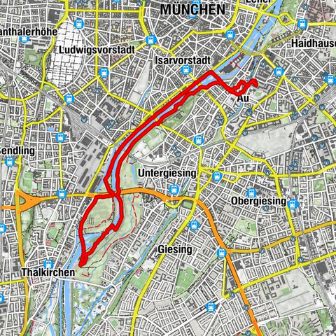 Isarrunde rund um den Flaucher by Wilson Holz
