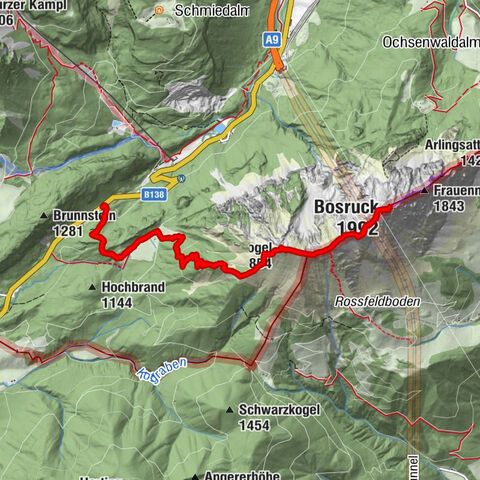 Bosruck, Lahnerkogel Kitzstein