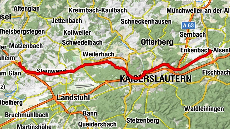 Glan-Münchweiler - Leisure route Barbarossa Cycle Path