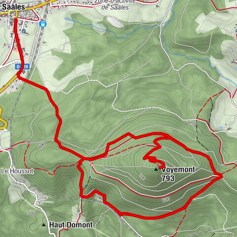 Hiking route H06: The summit of Voyemont