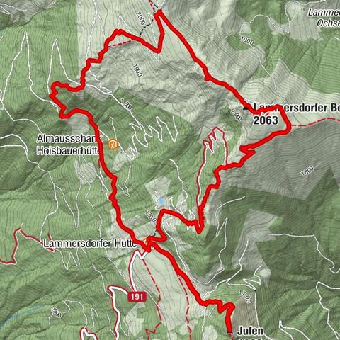 Lammersdorfer Hütte, Granattor Runde