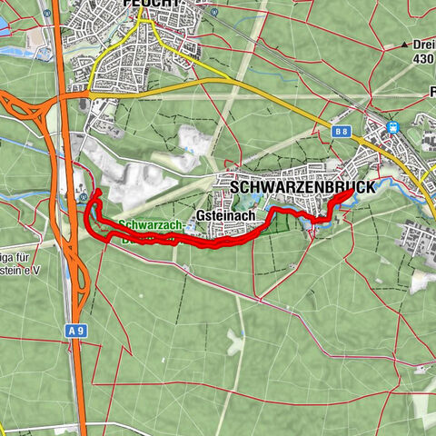 Karlshöhle – Gustav-Adolf-Höhle Runde von Feucht