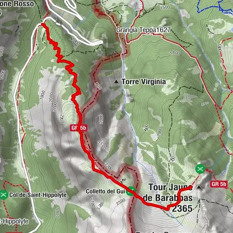 BARDONECCHIA Rocce della Sueur - Tour jaune de Barabbas