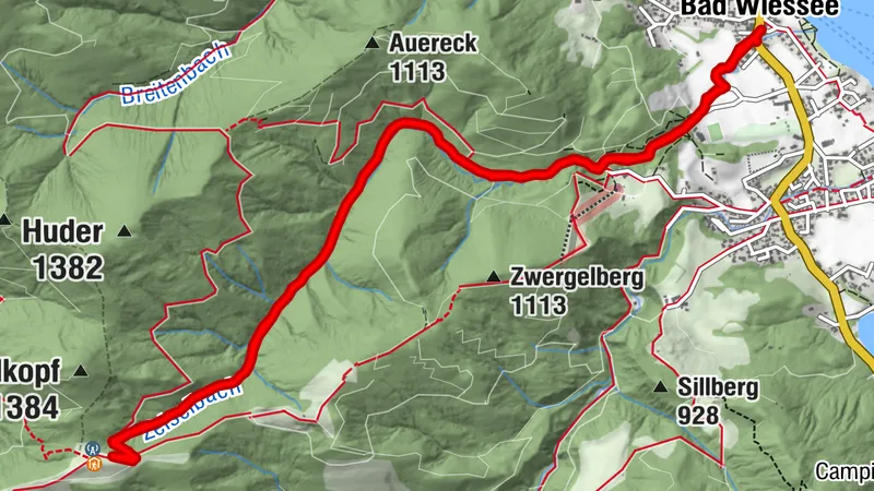 Into the Zeiselbachtal and to the Auer Alm