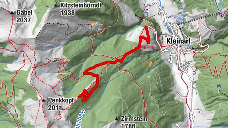 Winter hike to the Kleinarler Hut (712)