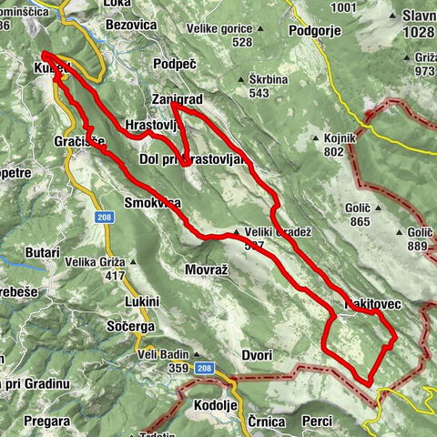 Along the path of istria villages on the Karst Edge