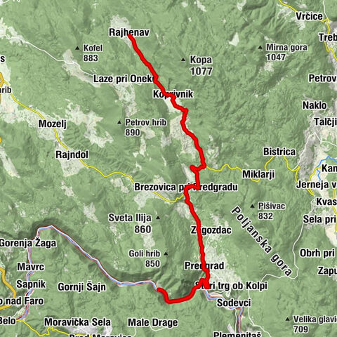 Kočevje cycling trail, DAY 3