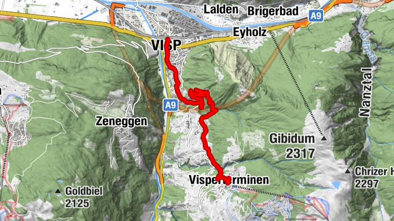 Heidaweg in Visperterminen