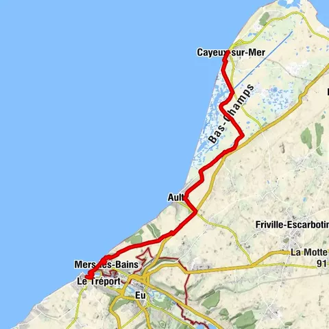 The Vélomaritime® - EuroVelo4 - Le Tréport -> Cayeux-sur-Mer