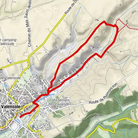 Hiking route "Adret de Notre Dame"