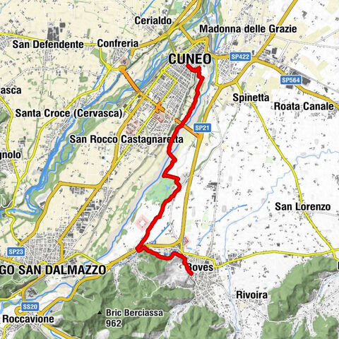 Boves - Cuneo / Route royale (stage 9)