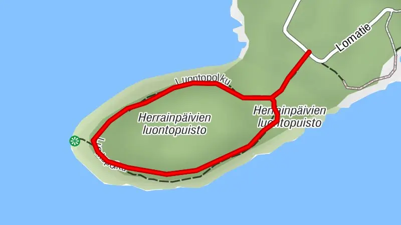 Herrainpäivät nature trail in Yyteri