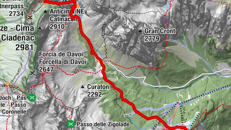 Ciampedie - Gardeccia - Refuges Vajolet and Preuss - Refuge Re Alberto I - Gardeccia - Ciampedie