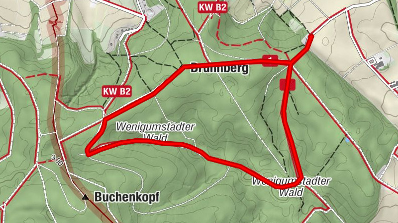 Geopark Circular Route: Ameisenloch Path (yellow 4)