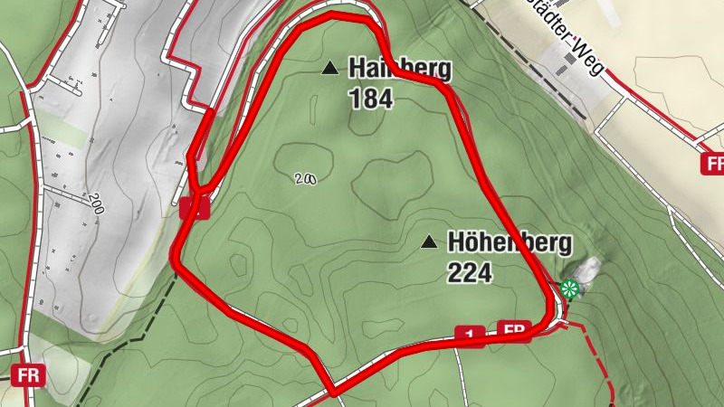Geopark circular route: Mainblick path