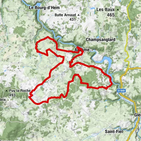 Circuit VTT n°34 La Sciauve