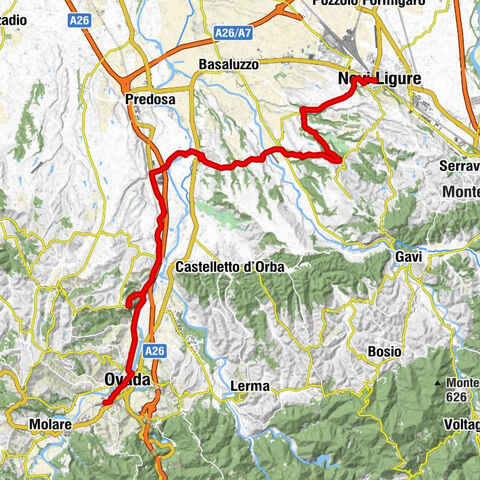 Castellania Oropa Itinerary | Stage 2 from Ovada to Novi Ligure