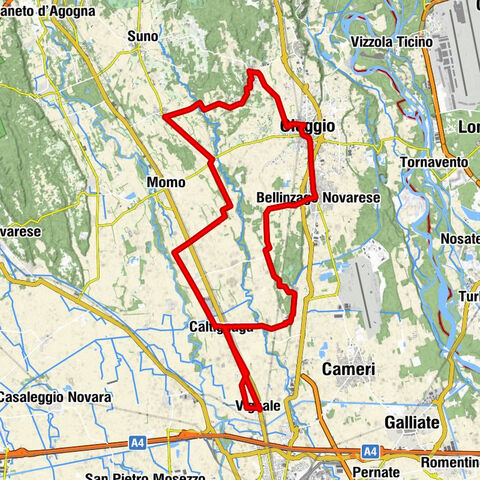 From the rice plain to the hills of Middle Novara