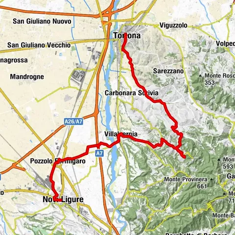 Itinerary Castellania - Oropa | Stage 3 From Novi Ligure to Tortona