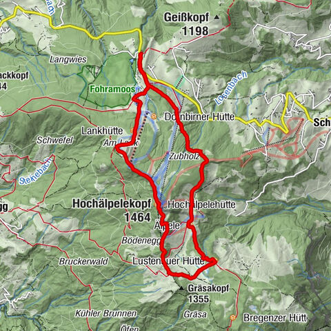 Hochälpele 1464m, Bödele