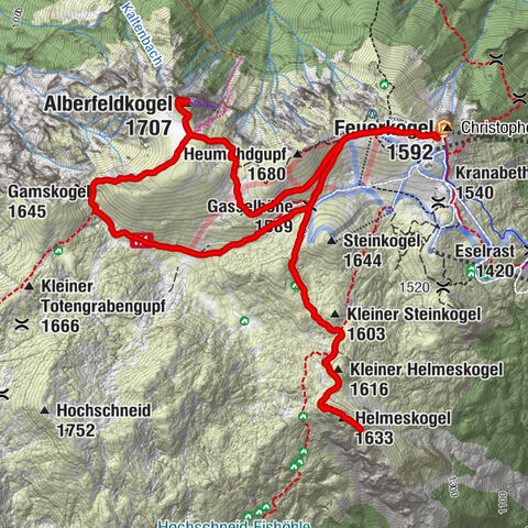 Helmeskogel / Alberfeldkogel