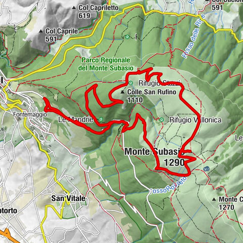 Fontemaggio - Gli Eremi - Sassopiano - Monte Subasio