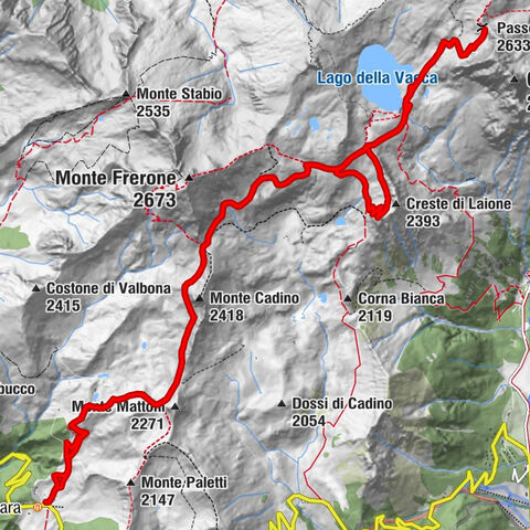 Breno - Casa dei guardiani della diga - Rifugio Tita Secchi - Creste di Laione