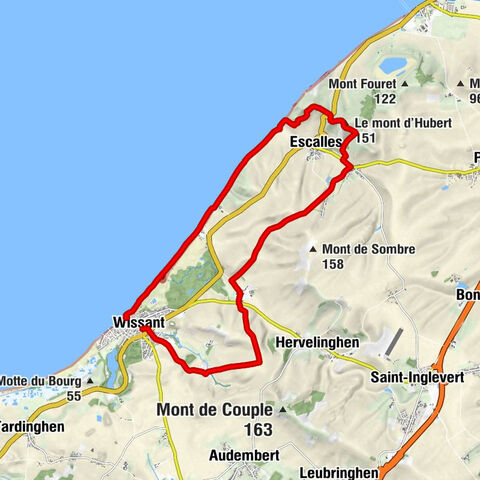 Wissant - Sombre - La Haute Escalles - Le mont d'Hubert