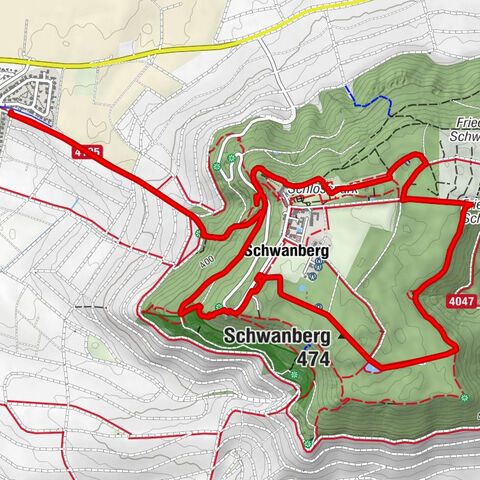 Rödelsee - Kreuz - Schwanberg