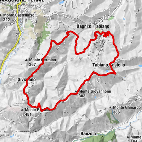 Bagni di Tabiano - Monte Stallazzo - Monte Giovannone - Salsomaggiore Terme