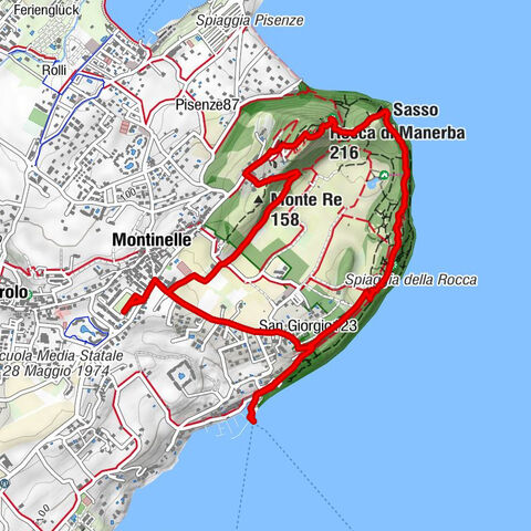Montinelle - Monte Re - Rocca di Manerba - Manerba del Garda