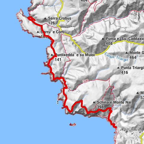 Igrèsias/Iglesias - Scala di ferro - Sedda e Luas - Punta Cubedda