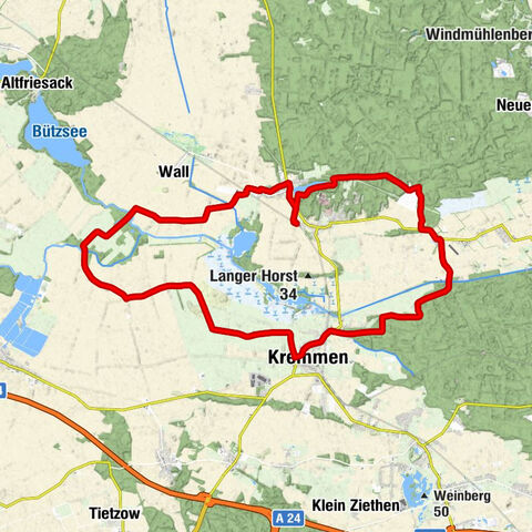 Beetz - Zur Kranichschänke - Kremmen - Hohenbruch