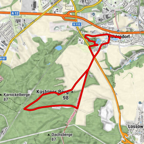 Frankfurt (Oder) - Güldendorf - Seeterrasse - Küstriner Berg