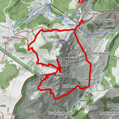 Plan-Francey - Le Moléson - Le Sommet