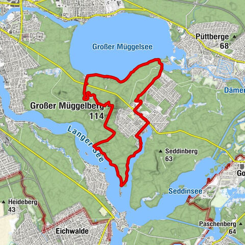 Waldspielplatz Promenade Teufelssee - Großer Müggelberg - Cafe No. 1 - Rübezahl