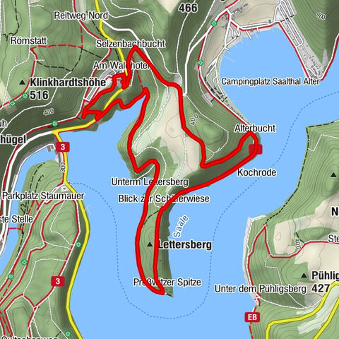 Circular hiking trail - H5 "The Water Route" - Thuringian Forest