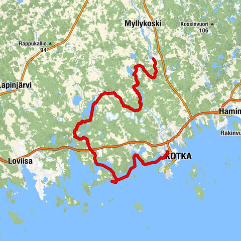 Canoe expedition Inkeroinen - Kotka