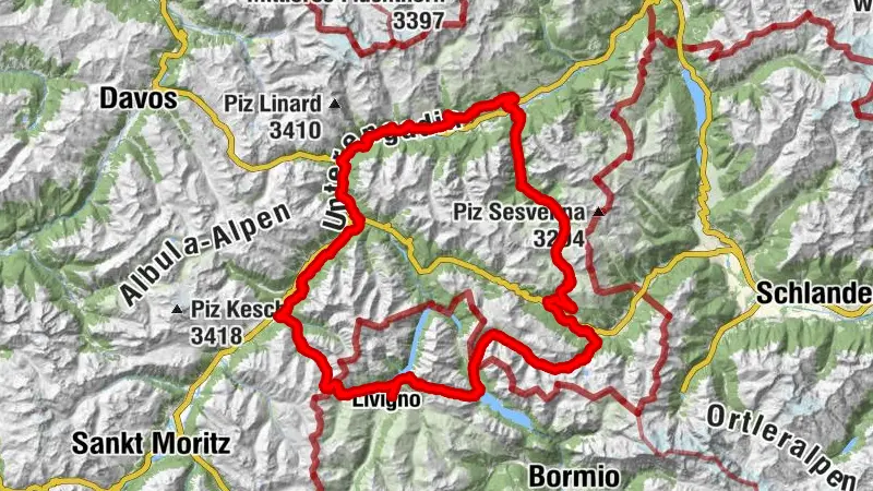 National Park Bike-Marathon [SwitzerlandMobil no. 444]