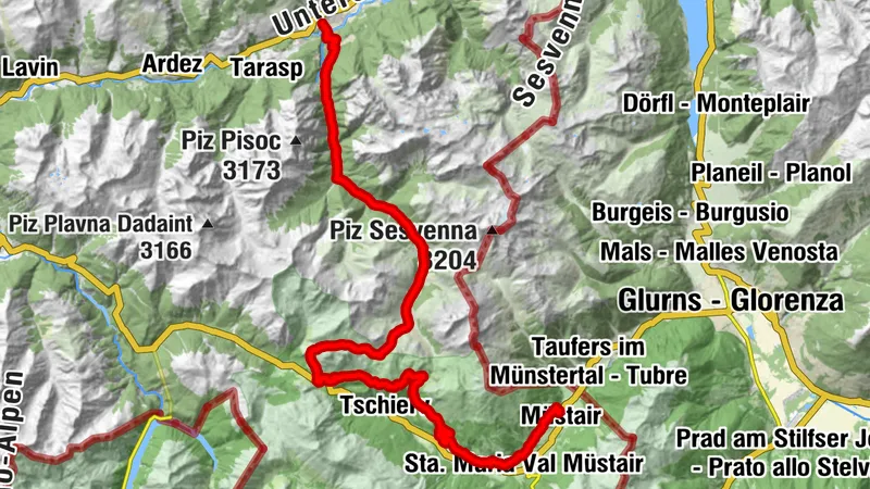 Trai(l)s Vals – 3rd stage: Scuol – Val Müstair