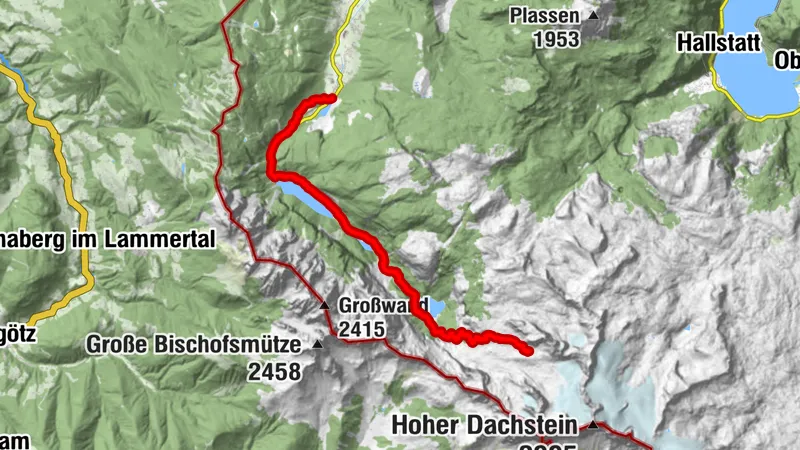 BergeSeen Trail D1: Gosau-Hintertal - Adamekhütte