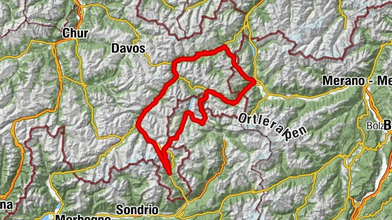 Uina-Bernina Bike Route