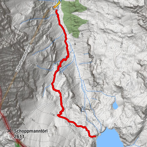 Mittersill: Amertaler See route no. 521