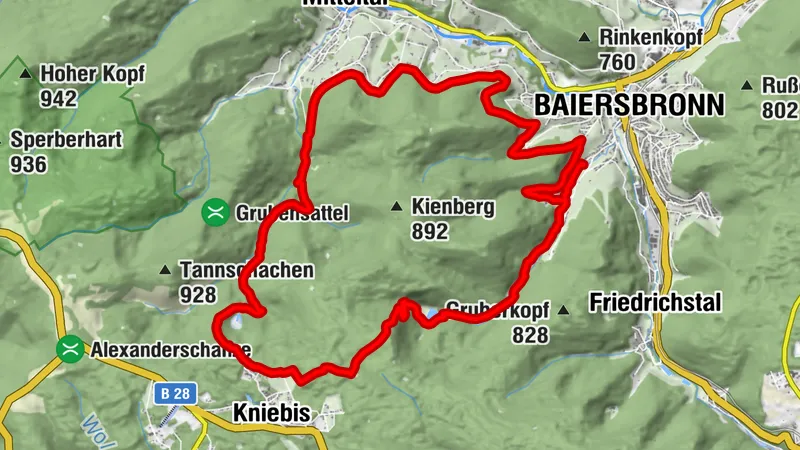 Baiersbronn Sky Route: 2-Lake Route