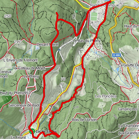 Circular walk of the Phény