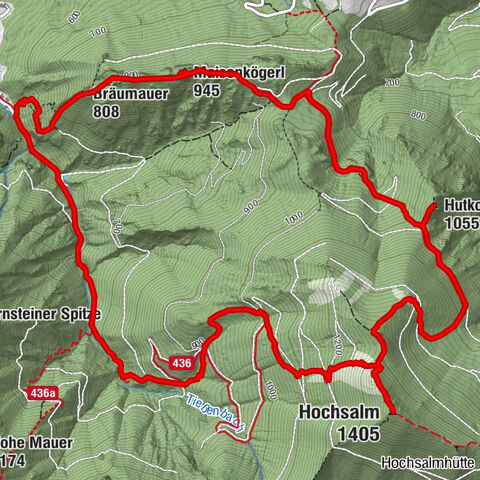 4 Gipfel Tour im Almtal Bräumauer, Maisenkögerl, Hutkogel und Hochsalm