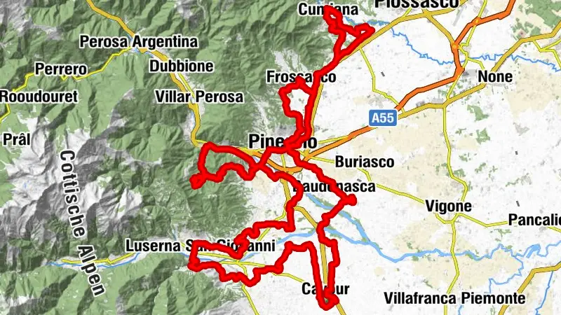 The Pinerolese Apple Road